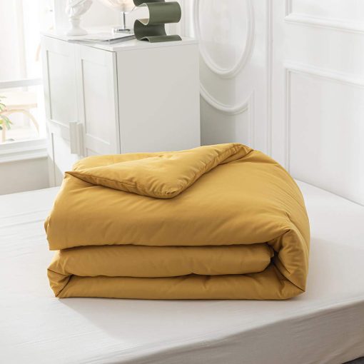 Juego de edredon Houseri Mostaza Amarillo Tamano King Conjuntos de Ropa de Cama Comforter en Amarillo Mostaza Oscuro para Mujeres Ninas Edredon Mostaza Manta Tamano King para Ninos Hombres Conjuntos de Edredon Comforters Tamano King - Imagen 6