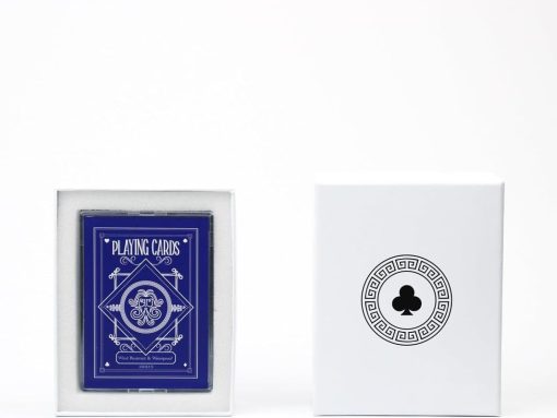 Baraja de Cartas Pesadas Ideal para Exteriores (Paquete de 25) | Cartas de Juego a Prueba de Viento Resistentes al Agua | Cartas de Poker Protegidas de Plastico Grueso (Azul) - Imagen 5