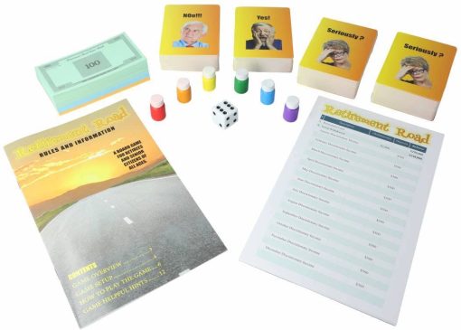 Juego de Mesa Retirement Road | Regalo de Jubilacion | Juego de Mesa para Personas Mayores | Regalo para Padres o Abuelos | Juego de Mesa para Noche de Juegos | 2 a 6 Jugadores | Tiempo de Juego de 45 a 90 Minutos - Imagen 5