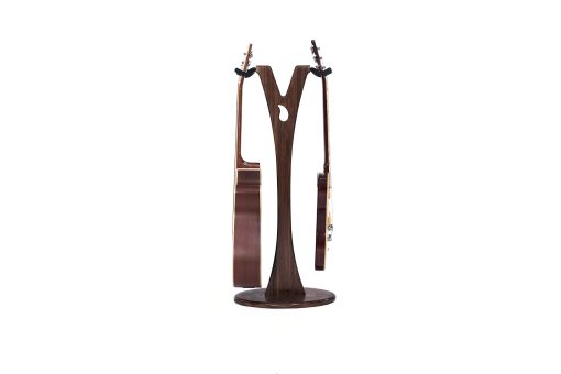Soporte para Guitarra Acustica y Electrica Ruach GS-1 de Madera - Nogal - Imagen 4