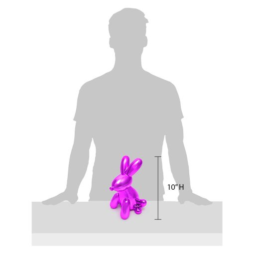 Alcancia de Ceramica con Forma de Conejo Hecha Por Humanos, Elegante y unica con Acabado Brillante - Rosa - Imagen 4
