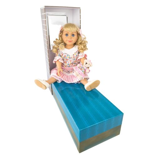 Muñeca Oficialmente Licenciada de Little House on The Prairie Nellie Oleson de The Queen's Treasures, de 18 Pulgadas, con Osito a Juego. Compatible con American Girl - Imagen 5