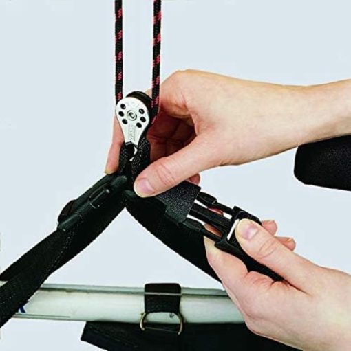 HARKEN - Polipasto de almacenamiento para techo duro de garaje para Jeep Wrangler y Ford Bronco, Auto-nivelante, Sistema anti-caidas seguro, Operacion facil para una sola persona, Capacidad de 45-175 libras - 7803.JEEP6T - Imagen 6