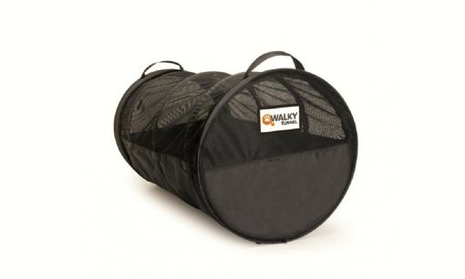 Tunel Pet Tube Walky, Jaula de Transporte para Mascotas en Auto, Barrera de Contencion para Mascotas en Automovil, Transportin de Mascotas Suave, Grande, 47" L x 24" de Diametro, Ajuste Universal - Imagen 2