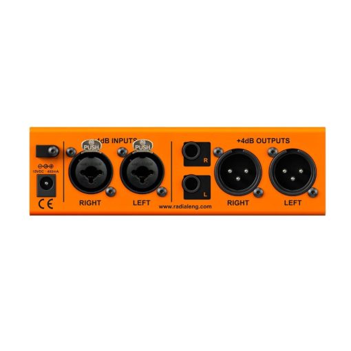 Paquete de Interfaz de Efectos Estereo y Reamper Radial Engineering EXTC con Cable de Microfono Pig Hog de 10 pies y Paño de Pulido de Instrumentos de Audio Liquido - Caja de Reamp - Imagen 2