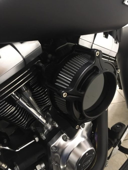 Filtro de aire del sistema de admision para motocicletas CNC HDBUBALUS apto para Harley Sportster 883 1200 48 72 Roadster 2004-2023 - Imagen 3