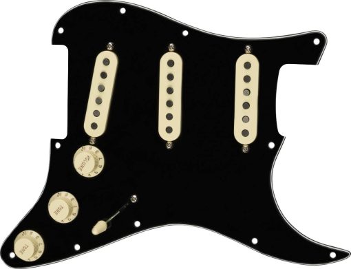 Pickguard Fender Tex Mex Prewired para Stratocaster - 3 capas Negro