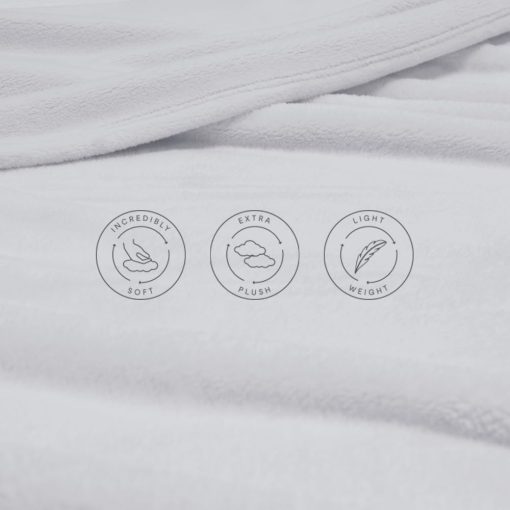 Manta Ultra Suave Jennifer Adams Queen/Full, Mantas de Cama Nube Suave y Ligera (Gris Susurro) - Imagen 2
