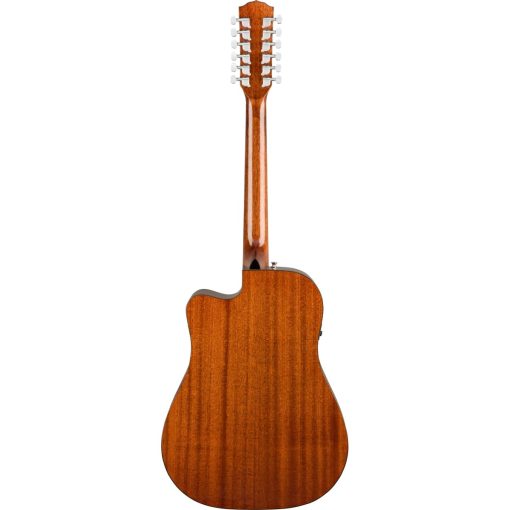 Guitarra Acustica Electrica de 12 Cuerdas Fender, con Garantia de 2 Años, con Pastilla de Guitarra Acustica Fishman con Afinador y Ecualizador, Diapason de Nogal Redondeado, Acabado Natural Brillante, Construccion de Caoba - Imagen 3