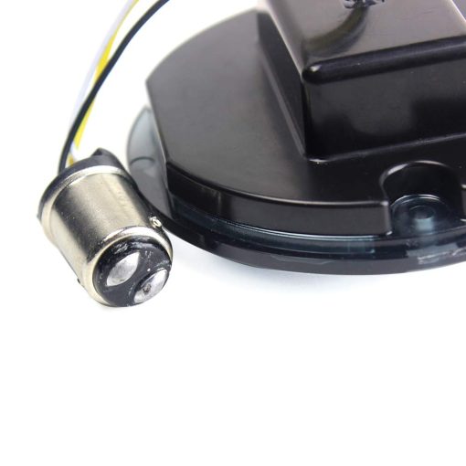 Kit de luces intermitentes LED de 3 1/4" estilo lente plana Front 1157 LED Turn Signal Kit para Harley Davidson (No necesita lente adicional) - Imagen 4