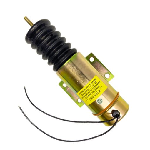 DELEYAPARS D513-A32V12 Valvula de cierre de combustible D513A32V12 2001-12E2U1 2 cables 12v Compatible con solenoide de acelerador Genie JLG 12V
