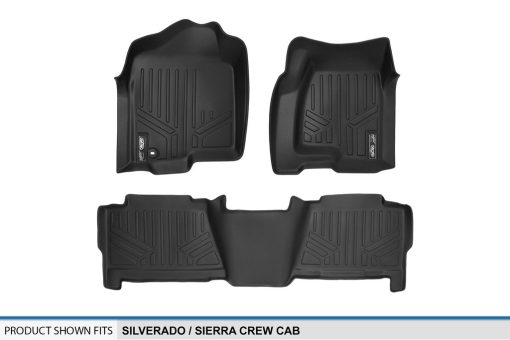 Juego de alfombrillas MAXLINER compatibles con Silverado/Sierra 1500/2500/3500 Crew Cab 1999-2007 / Escalade/Suburban/Yukon XL 2000-2006 - Imagen 5