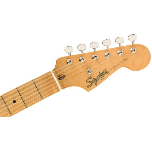 Guitarra electrica Squier Classic Vibe 50s Stratocaster, con garantia de 2 anos, Negro, Diapason de arce - Imagen 6