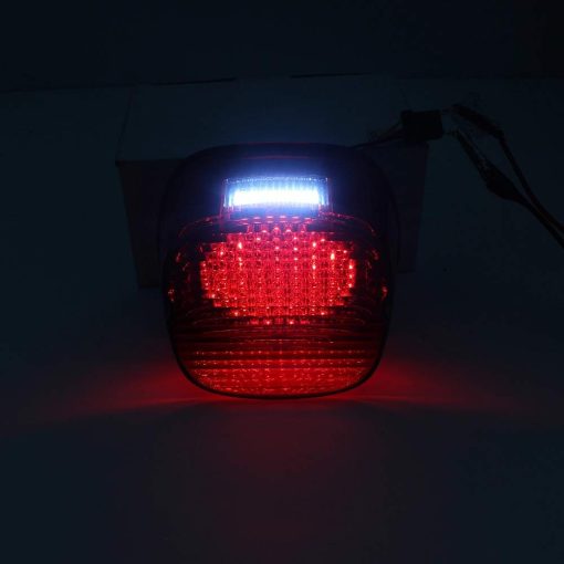 Faro trasero LED parpadeante rojo Eagle Lights para Harley Davidson Sportster/Softail/Touring/Dyna - Imagen 5