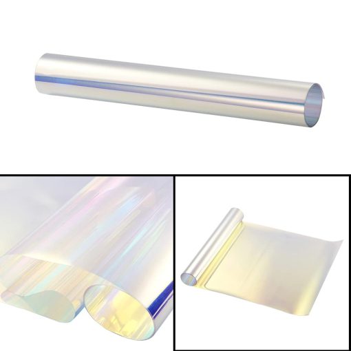 Pelicula de proteccion solar para ventanas de coche XhuangTech, Color Camaleon Dorado Verde, Pelicula de tintado solar para ventanas de coche, 76% VLT (54.33 pulgadas x 59.05 pulgadas) - Imagen 8