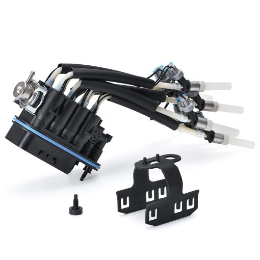 Inyector de combustible de araña central PTNHZ FJ504 con soporte, conversion de SCPI a MFI, reemplazo de 19210687 FJ10566 217-3029 89060440 compatible con Chevrolet GMC V8 5.7L 5.0L 96-02