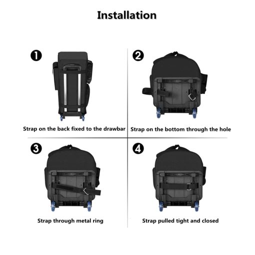 Bolso con Ruedas Compatible con Altavoz Portatil JBL Partybox 110 - Bolsa de Almacenamiento para Altavoz Portatil Inalambrico - Imagen 7