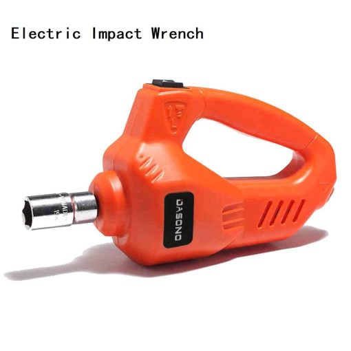 Kit de Reparacion de Llantas para Automoviles Multifuncional 3 en 1 KUNFINE 5 Toneladas Gato Electrico Elevador de Llantas Hidraulico Inflador de Aire de Jack de Piso para Automoviles Bomba de Inflado LED Llave de Impacto Electrica para SUV Baul Sedan Furgoneta - Imagen 3