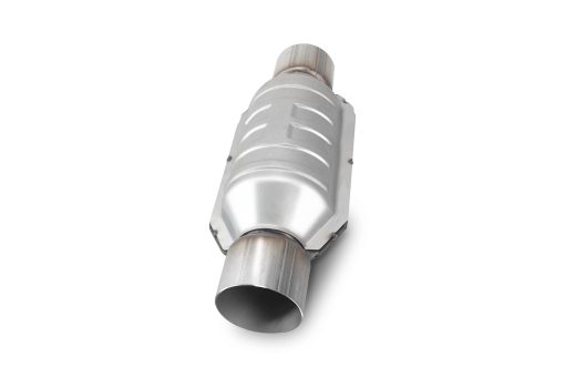 Conversor Catalitico Universal WaSaett de 3 Pulgadas de Entrada/Salida con Puerto de Sensor y Protector Termico, Estandar de Emision Euro IV (Cumple con EPA)