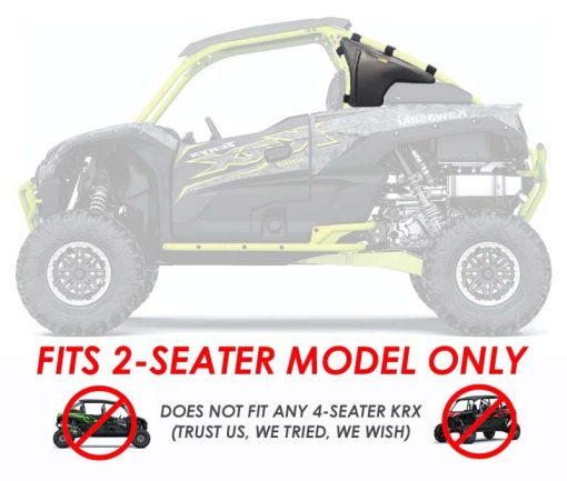 Bolso Sandwolf TREX, Kawasaki KRX 2 Asientos (Almacenamiento en Pilar Lateral) 2020, 2021, 2022, 2023 - Imagen 4