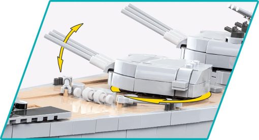 Bloques de construccion Cobi de 2665 piezas Hc WWII /4833/ Acorazado Yamato - Imagen 4