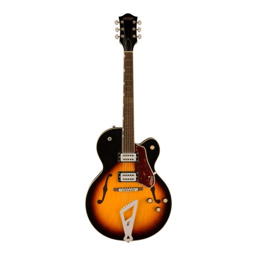 Gretsch G2420 Streamliner Hollow Body con Chromatic II Tailpiece, Cuello de Nato, Guitarra Electrica de 6 Cuerdas diestro (Aged Brooklyn Burst)