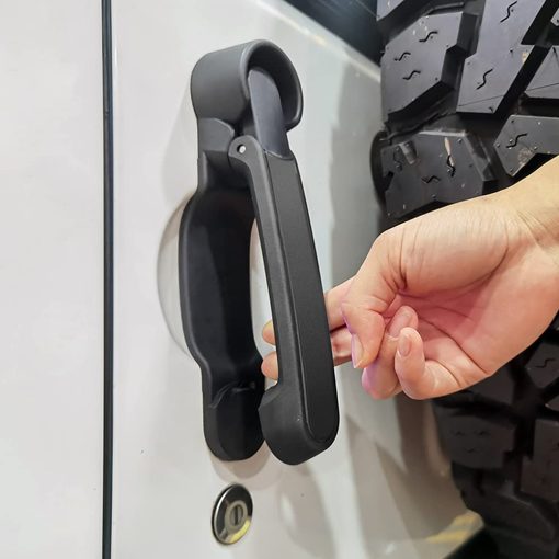 Kit de Manijas de Puerta y Manija de la Porta Trasera para Jeep Wrangler JK JKU 2007-2018 Sin Necesidad de Presionar el Boton de Liberacion 5 Piezas - Imagen 8