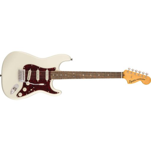 Guitarra electrica Squier Classic Vibe 70s Stratocaster, con garantia de 2 anos, Blanco Olimpico, Diapason de laurel - Imagen 2