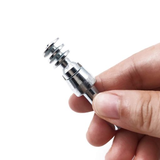 Punta de neumatico con tornillo, clavos para neumaticos, Marrkey 100PCS Puntas de carburo de acero [Antideslizante de seguridad] Clavos de nieve para neumaticos de rueda para Cargadores, Tractores, Camiones de direccion deslizante MS1911 (11 x 22.8mm) - Imagen 3