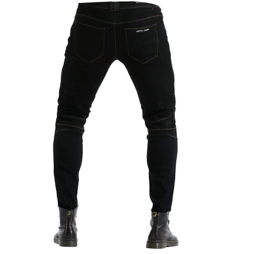 Pantalones de moto para hombres Takuey 2019 impermeables de motocross con 4 X rodilleras y protectores de cadera (XL, Negro) - Imagen 6