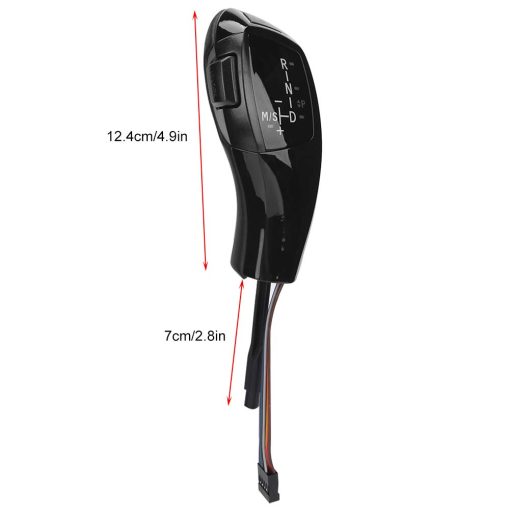 Perilla de cambio Led Qii lu - Kit de actualizacion de perilla de cambio LED automatica LHD para BMW E90 E92 E84 E89 en estilo F30 (Negro) - Imagen 6