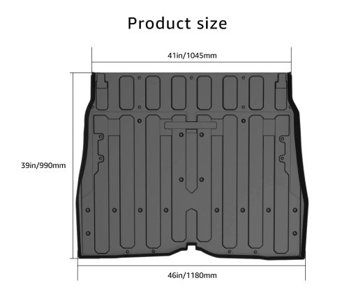 A&UTV PRO Honda Pioneer 2016-2020 1000-5 Bed Mat Liner,SXS M5 Bed Liner - Imagen 9