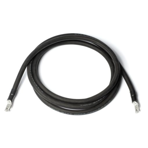 Cable de bateria Spartan Power 15 pies 2/0 AWG negro con terminales de anillo de 3/8 pulgadas - Imagen 2
