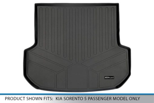 SMARTLINER Protector de Piso de Maletero a Medida para Kia Sorento 2016-2019 Modelo de 5 Pasajeros Negro - Imagen 3