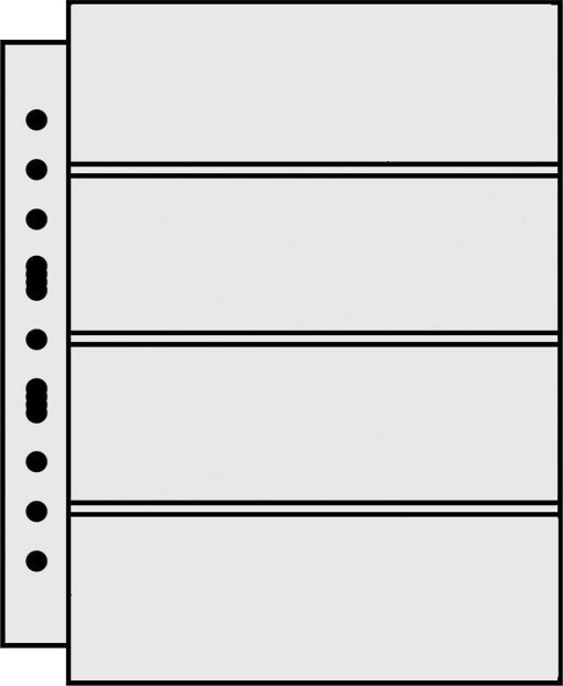 album de formato grande Ursae Minoris Estate Library Deluxe 4 Q-Ring para hasta 400 billetes modernos de EE. UU., Canada, Mexico y del mundo, boletos de eventos de hasta 8 x 2 pulgadas, Azul profundo con estuche negro - Imagen 3