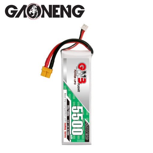 Bateria LiPo GAONENG GNB 2S 5500mAh 7.4V 70C 140C XT60 para Modelos RC Hobby a Escala 1/10 y 1/8 Drone de Aire - Imagen 2