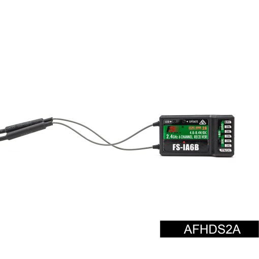 Receptor Flysky FS-iA6B 2.4Ghz de 6 Canales de Largo Alcance con Doble Paso PPM PWM y Telemetria con ibus para Coche Barco RC (3PCS) - Imagen 3