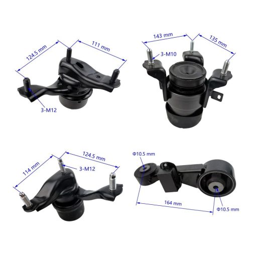 Motor para 2010 2011 Toyota Camry 2.5L Juego de Montaje de Motor Delantero Trasero Montaje de Motor Montaje de Transmision Automatica 4pcs Izquierda Derecha A62009 A4295 A4288 - Imagen 6