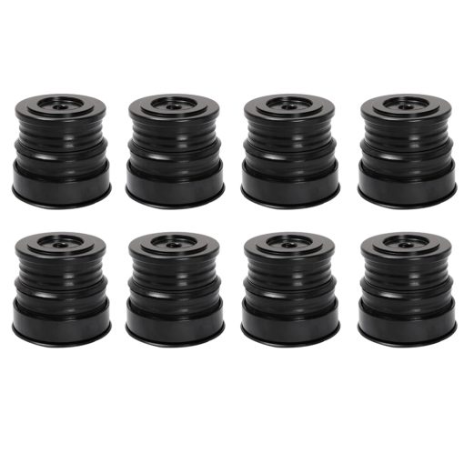 HUGALL 8PCS Kit de Montaje de Cuerpo de Silicona Compatible con 2008-2016 F-250 F-350 Crew Cab Mejora de Superioridad del Bacheo de la Suspension Parcial-Amortiguadores de Bacheos de Cabina Duraderos Supera a los Montajes OEM y de PU - Imagen 6