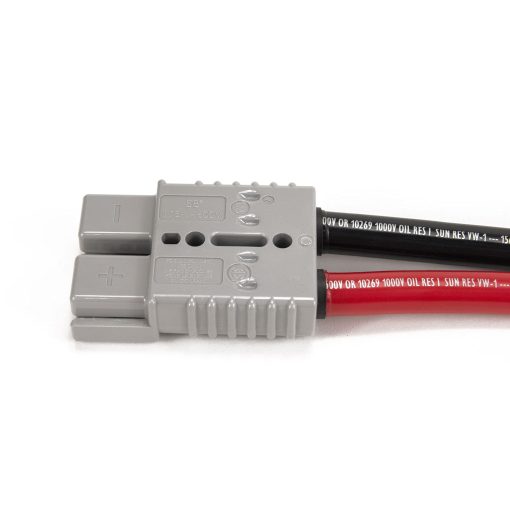 Cable de bateria de Spartan Power de 2 AWG de 15 pies con conector Anderson SB120 y terminal de anillo de 3/8"