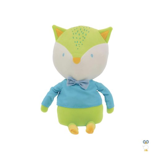 Muneco de peluche suave para bebe GooseWaddle Luxury, material ultra reconfortante para bebes y ninos pequenos, patas delgadas y orejas faciles de agarrar para un juego seguro, lavable a maquina 100% poliester (Zorro)