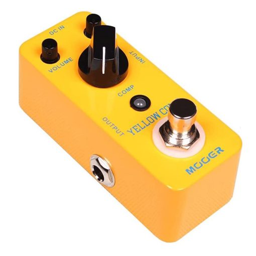 Pedal de compresor MOOER, Yellow Comp Mini Portable Compression con True Bypass, EQ y Volumen Ajustable, Pedales de Compresor optico Clasico para Guitarra Electrica Bajo - Imagen 3