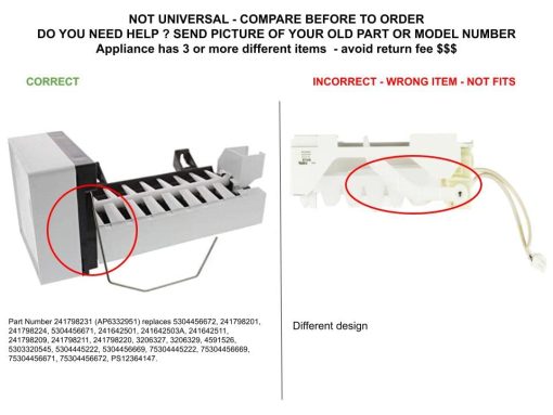 Fabrica de Hielo GLOB PRO SOLUTIONS FDI101S - Repuesto para Frigidaire FDI101S Heavy DUTY - Imagen 7