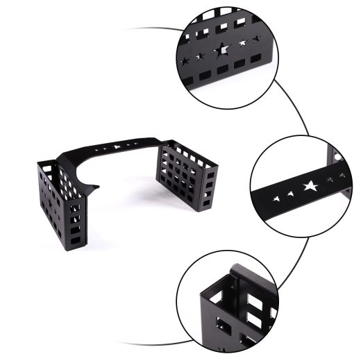 Bolsa de almacenamiento de consola central lateral para coche YUECHI para Toyota FJ Cruiser 2007-2021 (estanteria de almacenamiento central) - Imagen 7