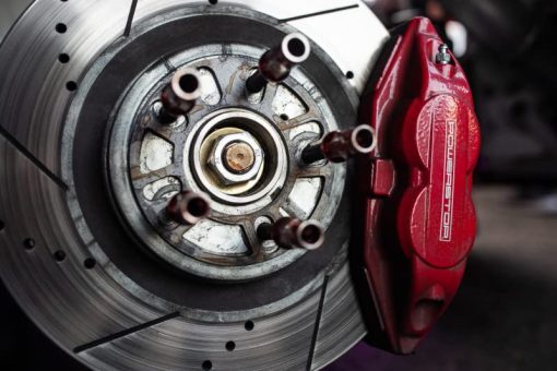 Par de Pinzas Traseras S4604 Power Stop de Alto-Temperatura Recubiertas en Rojo en Polvo - Imagen 5
