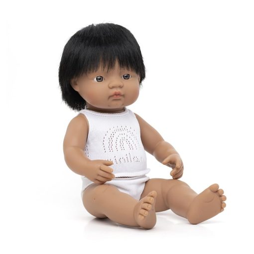 Muneco Miniland 15'' Nino Hispano (Caja) - Hecho en Espana, Anatomicamente Correcto, Calidad, Inclusion