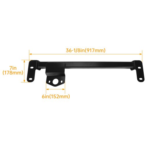 Barra estabilizadora de caja de direccion ECOTRIC compatible con Dodge Ram 2500 3500 4WD 2009-2022 - Imagen 2