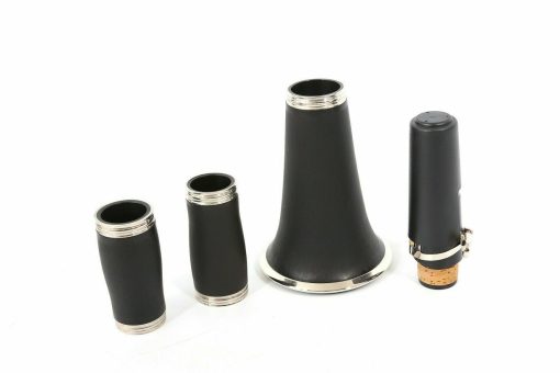 Clarinet WUQIMUSC Profesional en Madera de Ebonita con Llaves Niqueladas Incluye Barriles Accesorios de Cana Sonido Agradable Estuche Duradero - Imagen 5