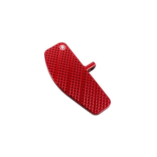 POWERJAMES Mini Pedal de pie largo de 7.9 pulgadas en rojo para Harley Davidson 2017-Antes de Steet Bob Low Rider, Springer Softail, modelos FX Dyna, Softail (Pequeno rojo) - Imagen 6