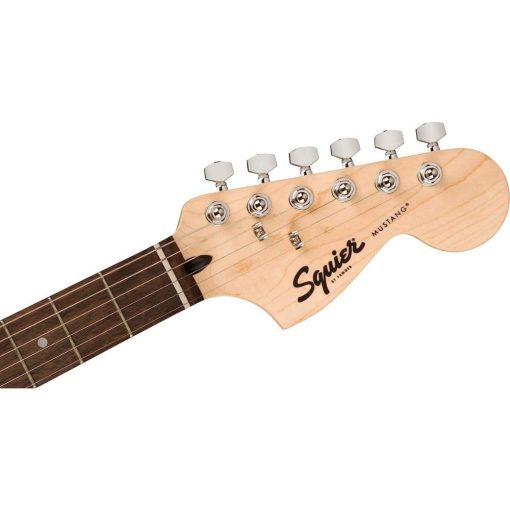 Fender Squire Laurel Fingerboard Bundle con 12 Puas de Guitarra Clasicas de Celuloide, Cable de Instrumento Profesional (10 pies) y Correa de Guitarra con Logo. (Azul California, Diapason de Laurel) - Imagen 6